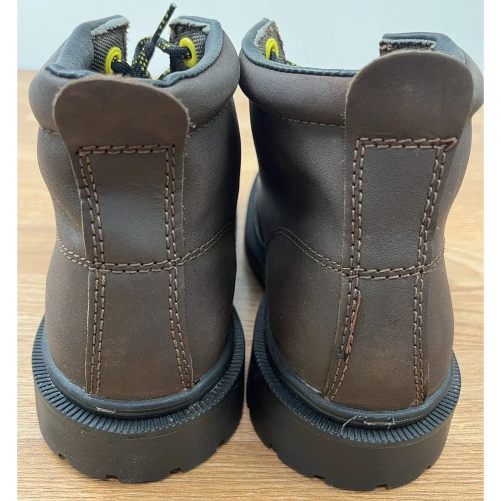 SOLID Equipment Leather Mens Dense Work Boots Size 9 Oil Resistant Anti-Slip NEW